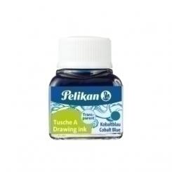 Tinta China Pelikan Frasco 10 Ml. Azul Cobalto (523-8)