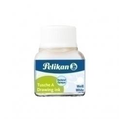 Tinta China Pelikan Frasco 10 Ml. Blanco (523-18)