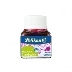 Tinta China Pelikan Frasco 10 Ml. Carmin (523-2)