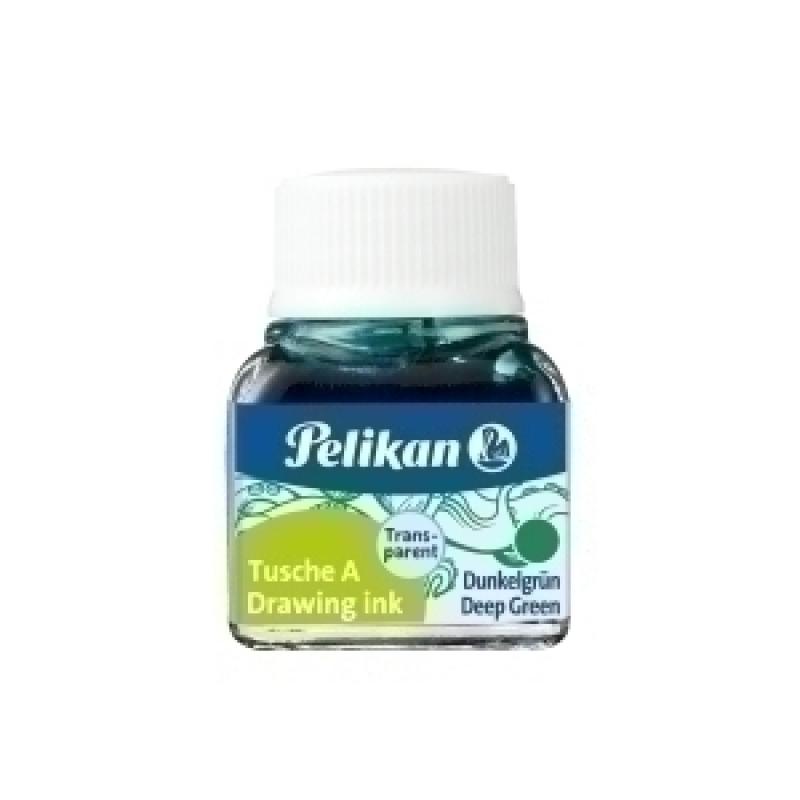 tinta-china-pelikan-frasco-10-ml-verde-oscuro-523-7
