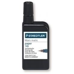 Tinta China Staedtler Marsmatic Frasco 22 Ml. Negro