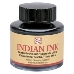 Tinta China Talens Frasco 30 Ml. Negro