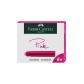 Tinta Estilog.FABER-CASTELL Caja 6 Cart.Rosa