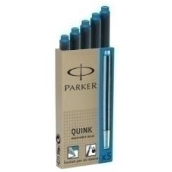 Tinta Estilografica Parker Caja 5 Cartuchos Azul Real