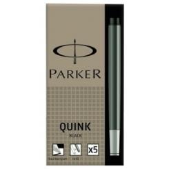 Tinta Estilografica Parker Caja 5 Cartuchos Negro