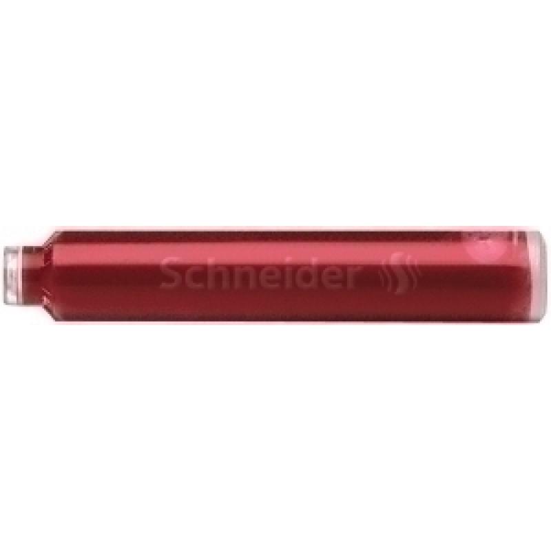 tinta-estilografica-schneider-caja-6-cartuchos-rojo