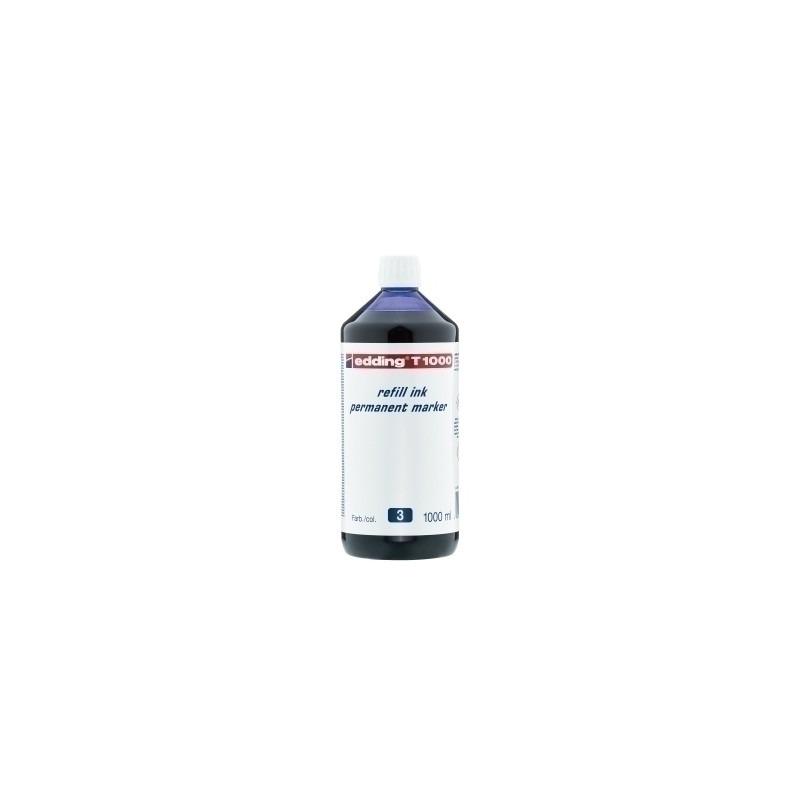 Tinta Rotulador Edding Frasco 1 Litro T1000 Azul