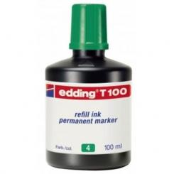 Tinta Rotulador Edding Frasco 100 Ml. T100 Verde