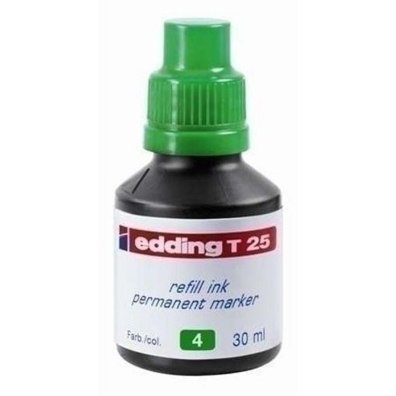 Tinta Rotulador Edding Frasco 30 Ml. T25 Verde