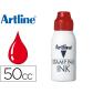 tinta-tampon-artline-roja-frasco-de-50-cc