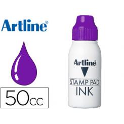 Tinta tampon ARTLINE violeta bote 50 cc