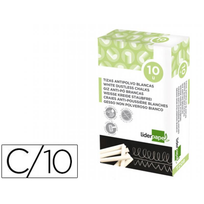 tiza-blanca-antipolvo-liderpapel-caja-de-10-unidades