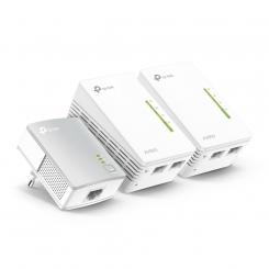 TP-Link TL-PA4010 + 2x TL-WPA4220 500 Mbit/s Ethernet Wifi Blanco