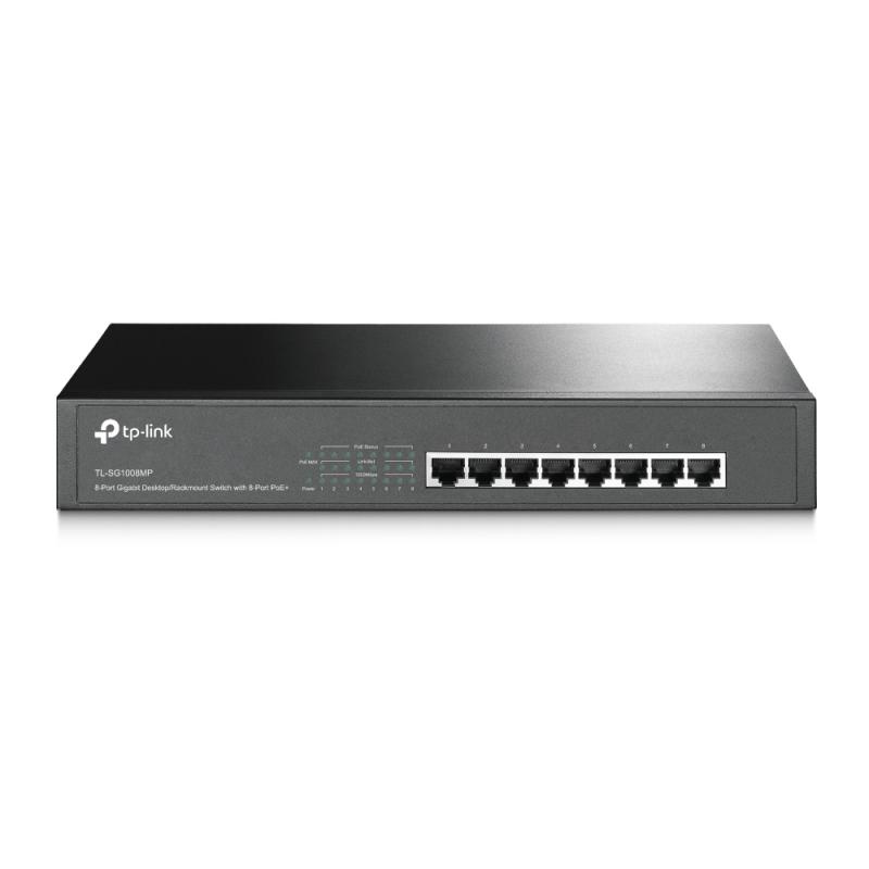 tl-sg1008mp-no-administrado-gigabit-ethernet-10-100-1000-energia-sobre-ethernet-poe-1u-negro