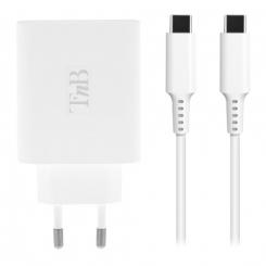 TnB CHNBTINY65 cargador de dispositivo móvil Portátil, Smartphone, Tableta Blanco Corriente alterna Carga rápida Interior