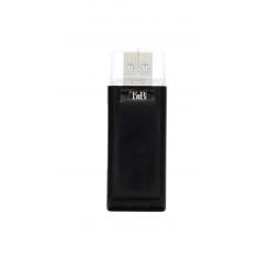 TnB DCPOCKETSD1 lector de tarjeta USB 3.2 Gen 1 (3.1 Gen 1) Negro