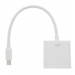 TnB MIDPVGA adaptador de cable de vídeo VGA (D-Sub) Mini DisplayPort Blanco