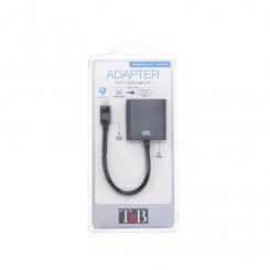 TnB MIHDMIVGA adaptador de cable de vídeo VGA (D-Sub) HDMI tipo D (Micro) Negro
