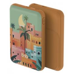 TnB PBUMAG5AST Polímero de litio 5000 mAh Cargador inalámbrico Beige, Azul, Naranja