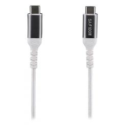 TnB TCUSBC100W cable USB USB 3.2 Gen 1 (3.1 Gen 1) 2 m USB C Aluminio, Blanco
