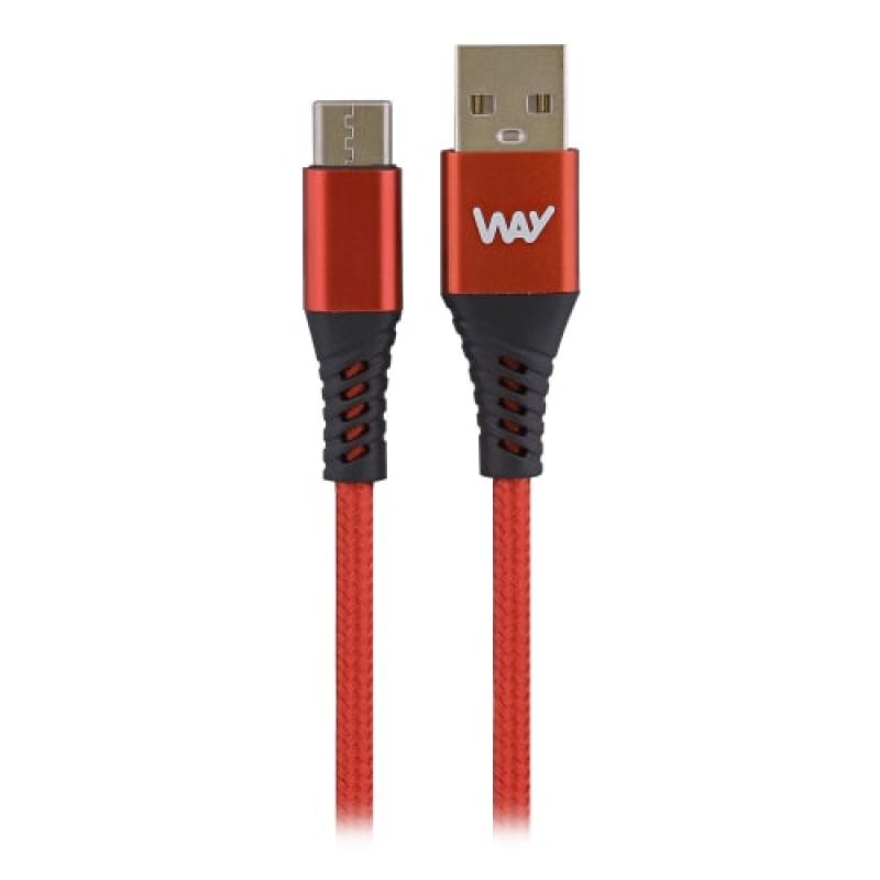 tnb-wtcusb02rd-cable-usb-2-m-usb-c-usb-a-rojo