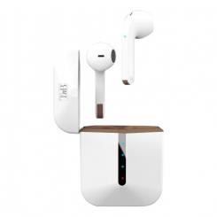 TnB Zip Auriculares True Wireless Stereo (TWS) Dentro de oído Llamadas/Música/Deporte/Uso diario USB Tipo C Bluetooth Blanco