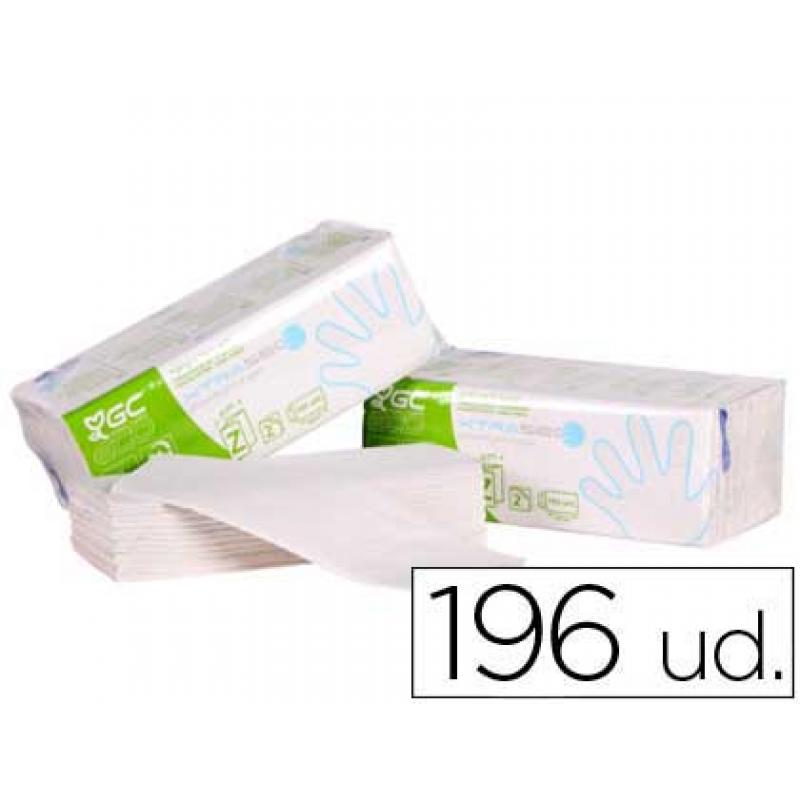 toalla-de-papel-mano-engarzada-ecologica-xtrasec-20x23-cm-2-capas-paquete-con-196-unidades