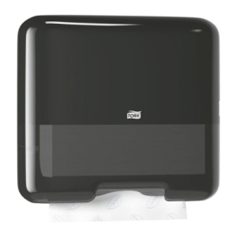 toallero-tork-mini-para-toalla-plegada-en-v-plastico-negro