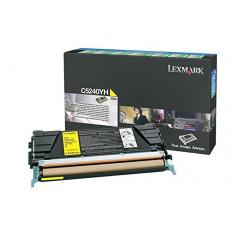 Toner Lexmark C-524/532/534 Retornable alto rendimiento amarillo / 5.000 páginas
