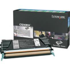 Toner Lexmark C-524/534 Retornable alto rendimiento negro / 8.000 páginas