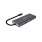 tooq-caja-externa-para-ssd-m2-ngff-nvme-hub-usb-32-gen2-con-1xusb-c-pd-2xusb-a-usb-c-hdmi-gris