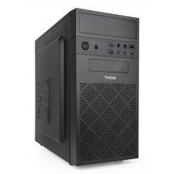 TooQ Caja Minitorre Micro-ATX ISOBOX ULTRA, Negra