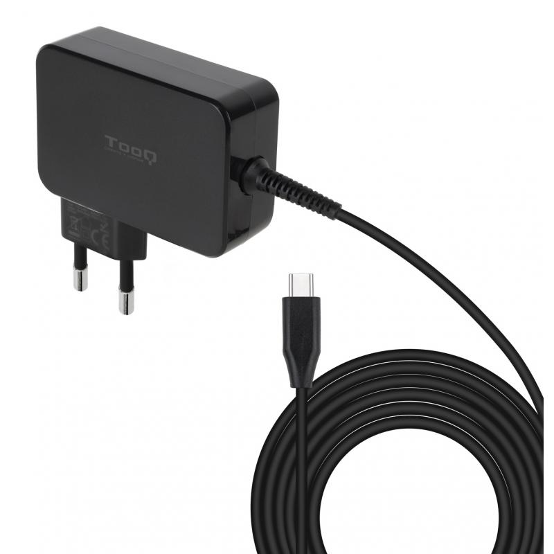 tooq-cargador-de-portatil-gan-usb-c-pd-100w-negro