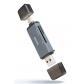 tooq-lector-de-tarjetas-sd-tf-con-entradas-usb-c-30-usb-a-color-gris