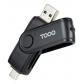 tooq-lector-de-tarjetas-usb-usb-c-20-usb-a-30-sd-tf-color-negro