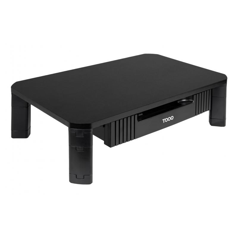 tooq-soporte-elevador-multiusos-con-cajon-para-monitor-portatil-negro