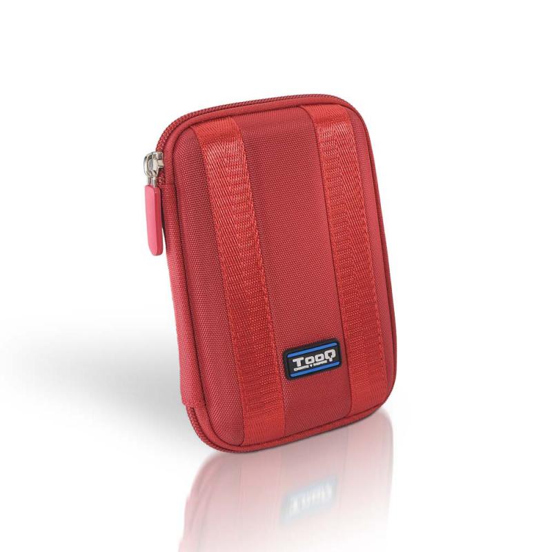 tooq-tqbc-e2502-funda-para-disco-duro-externo-rojo