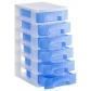 torre-almacenaje-6-cajones-6-ltrs-342x220x79-mm-polipropileno-coplimero-antiestatico-medida-ext-390x290x635-mm-carcasa-cristal-traslucido-y-cajones-azul-traslucido
