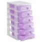torre-almacenaje-6-cajones-6-ltrs-342x220x79-mm-polipropileno-coplimero-antiestatico-medida-ext-390x290x635-mm-carcasa-cristal-traslucido-y-cajones-malva-traslucido
