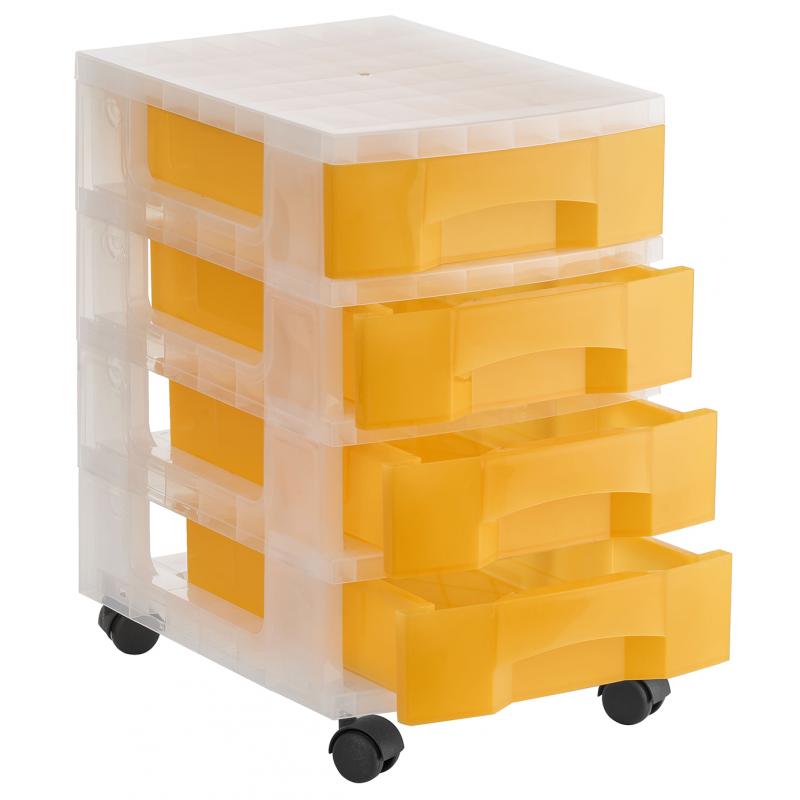 torre-de-almacenaje-c-4-cajones-6-ltrs-c-ruedas-medida-ext-390x290x480-mm-carcasa-cristal-translucido-y-cajones-naranja-traslucido