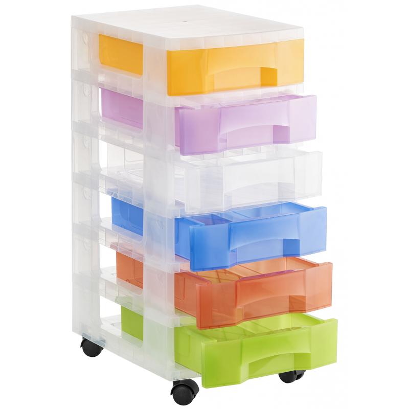 torre-de-almacenaje-c-6-cajones-6-ltr-c-ruedas-medida-ext-390x290x685-mm-carcasa-cristal-translucido-y-cajones-surtido-traslucido