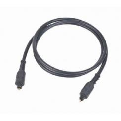 GEMBIRD Toslink, 2m cable de audio Negro