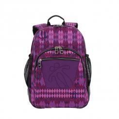 Totto Mochila Escolar Crayoles Refuerzo Caucho+Bolsillo Morada