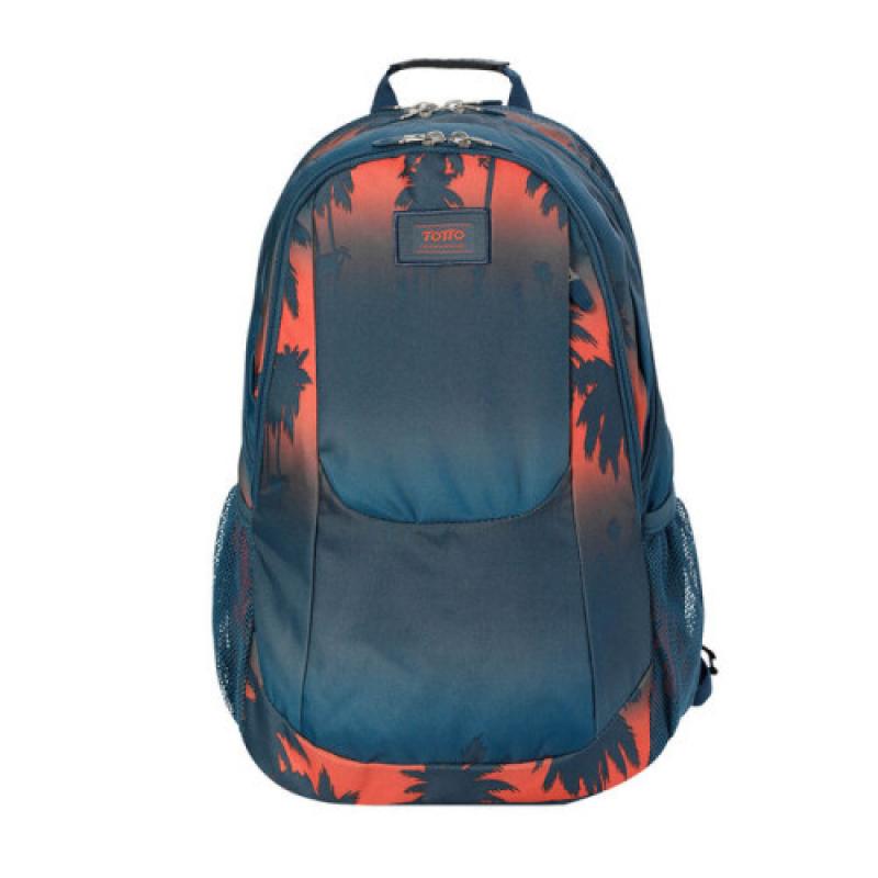 Totto Mochila Escolar Juvenil Krimmler Azul/Rojo