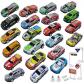 TOYABI Coches para Niños, Matchbox, 22 Piezas de Coche de Retroceso 8 Barricadas, Coche de Carreras Clásico con Carcasa Metálica