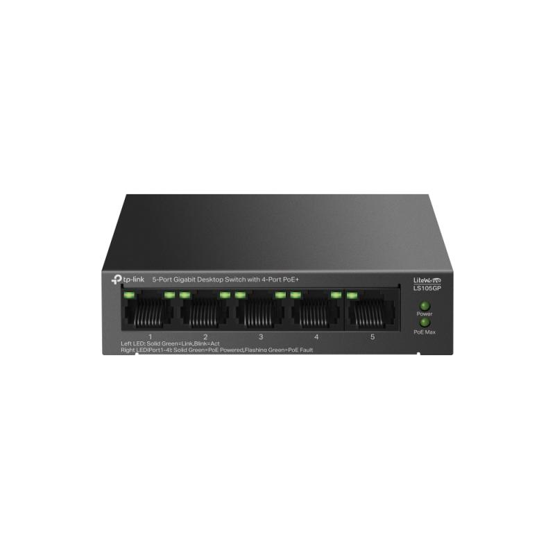 tp-link-litewave-ls105gp-switch-no-administrado-gigabit-ethernet-10-100-1000-energia-sobre-ethernet-poe-negro