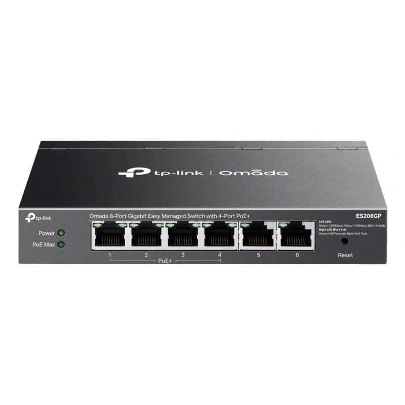 tp-link-omada-es206gp-switch-gestionado-gigabit-ethernet-10-100-1000-energia-sobre-ethernet-poe-negro