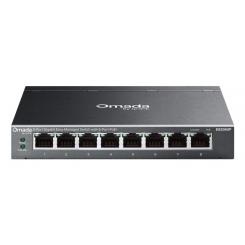 TP-Link Omada ES208GP switch Gestionado L2 Gigabit Ethernet (10/100/1000) Energía sobre Ethernet (PoE) DIN rail Negro