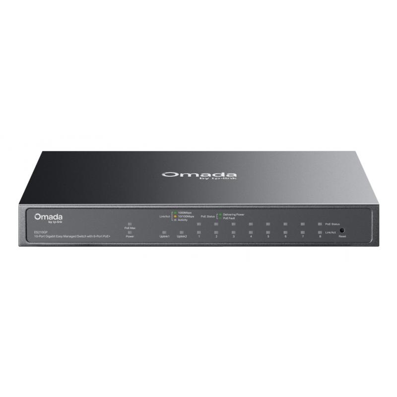 tp-link-omada-es210gp-switch-gestionado-l2-gigabit-ethernet-10-100-1000-energia-sobre-ethernet-poe-din-rail-negro