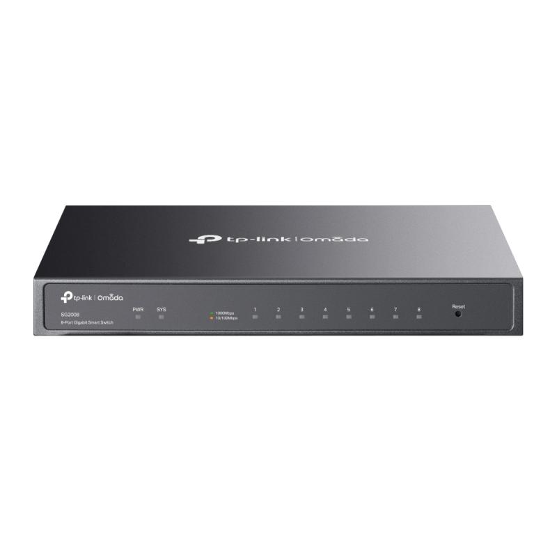 tp-link-omada-sg2008-switch-gestionado-l2-l2-gigabit-ethernet-10-100-1000-negro